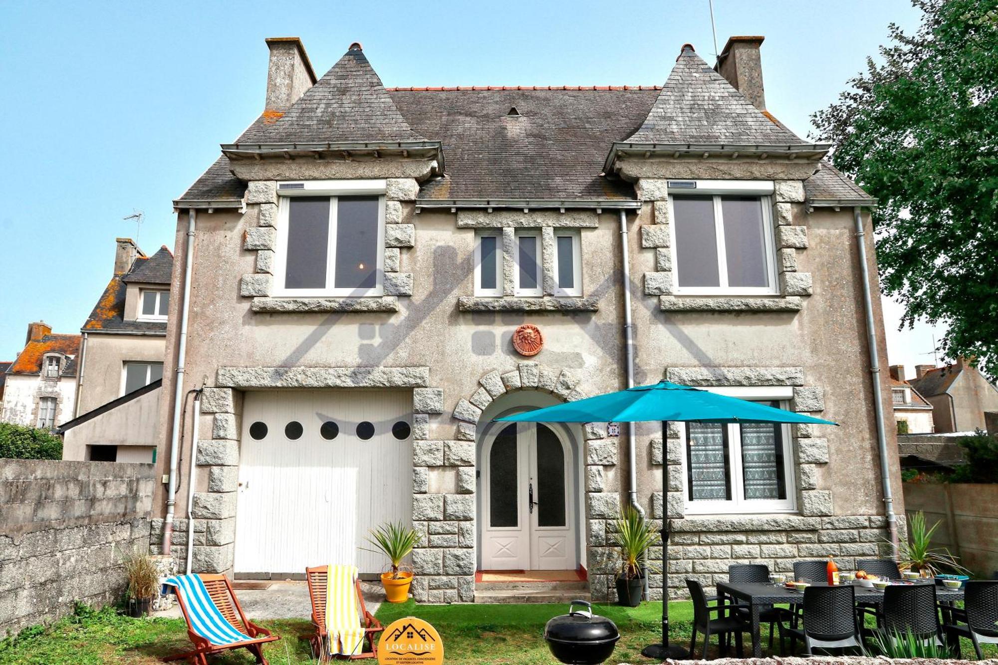 Ty Geoland - Maison à deux pas du centre avec jardin au Guilvinec - Wifi inclus - Animaux bienvenus- Linge de lit inclus - Serviettes et ménage de fin de séjour en option Exterior foto